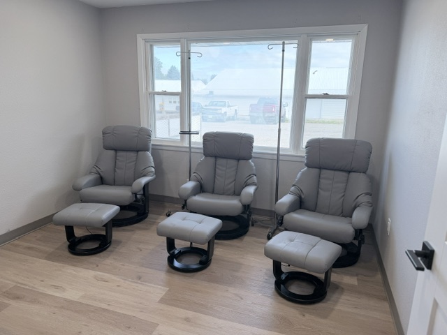 Hydration room at Duo Skin and Hydration